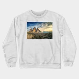 Dolomites Vector Painting Crewneck Sweatshirt